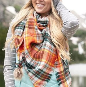 Grace and Lace Triangle Scarf